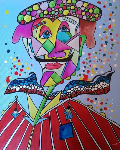 MONSIEUR DALI by Christiane Martini, Painting for Sale on Singulart