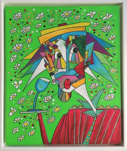 BONJOUR MES AMIS von Christiane Martini, Malerei kaufen auf Singulart