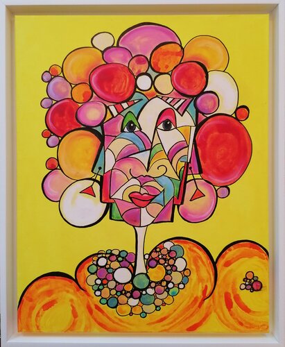 MADAME ORANGE di Christiane Martini, Pittura in vendita su Singulart