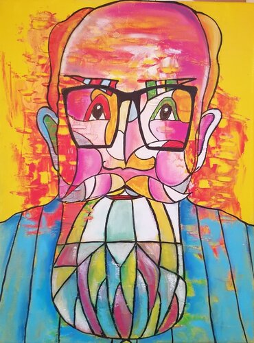 GRANDPA van Christiane Martini, Schilderij te koop op Singulart