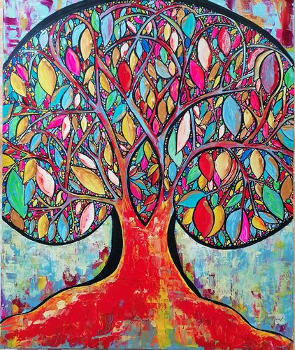 WISH TREE par Christiane Martini, Peinture en vente sur Singulart