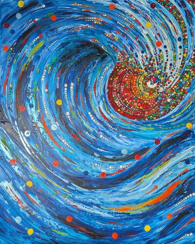 WAVE von Christiane Martini, Malerei kaufen auf Singulart