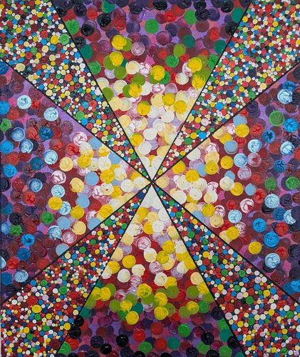 ONE POINT ONE WISH 1 di Christiane Martini, Pittura in vendita su Singulart