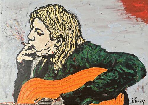 Kurt Cobain by Daniel Pultorak, Painting for Sale on Singulart