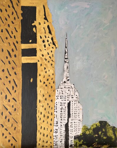Empire State Building von Daniel Pultorak, Malerei kaufen auf Singulart