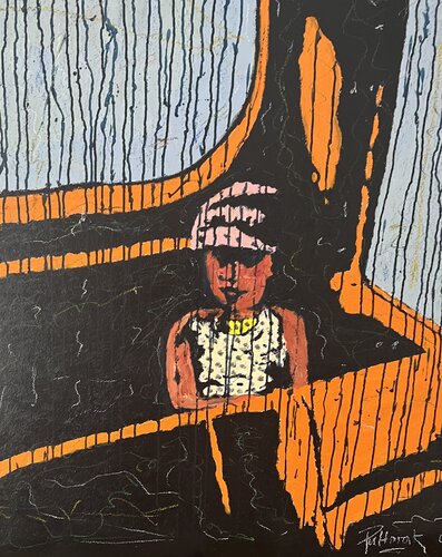 Die letzte Bus nach Hurghada di Daniel Pultorak, Pittura in vendita su Singulart
