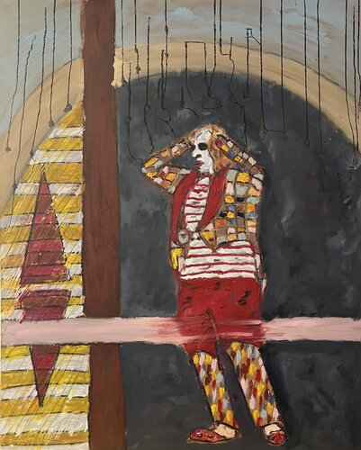 Selbstbildnis di Daniel Pultorak, Pittura in vendita su Singulart