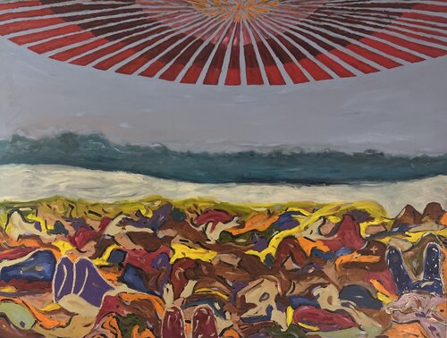 Der Aufgang in dem wir untergehen di Daniel Pultorak, Pittura in vendita su Singulart