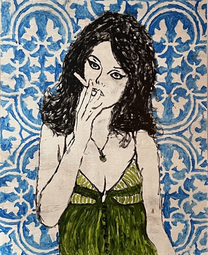 Blue Dreams by Daniel Pultorak, Painting for Sale on Singulart