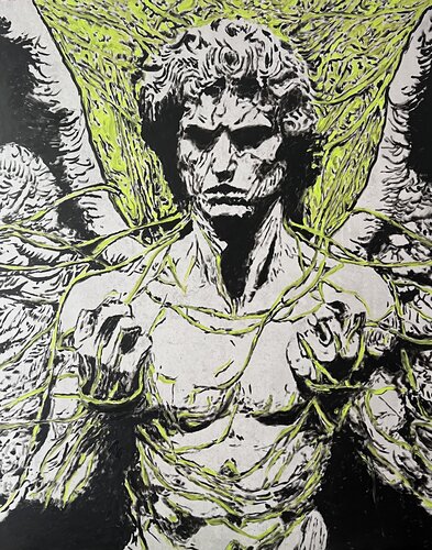 Fäden der Rebellion by Daniel Pultorak, Painting for Sale on Singulart