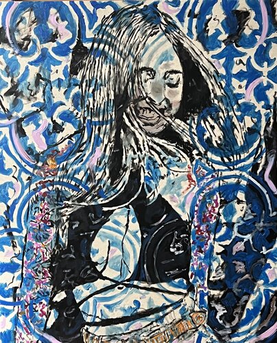 Blaurauschen by Daniel Pultorak, Painting for Sale on Singulart