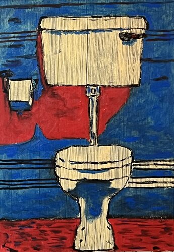 Toilette im Expressionismus by Daniel Pultorak, 회화 for Sale on Singulart
