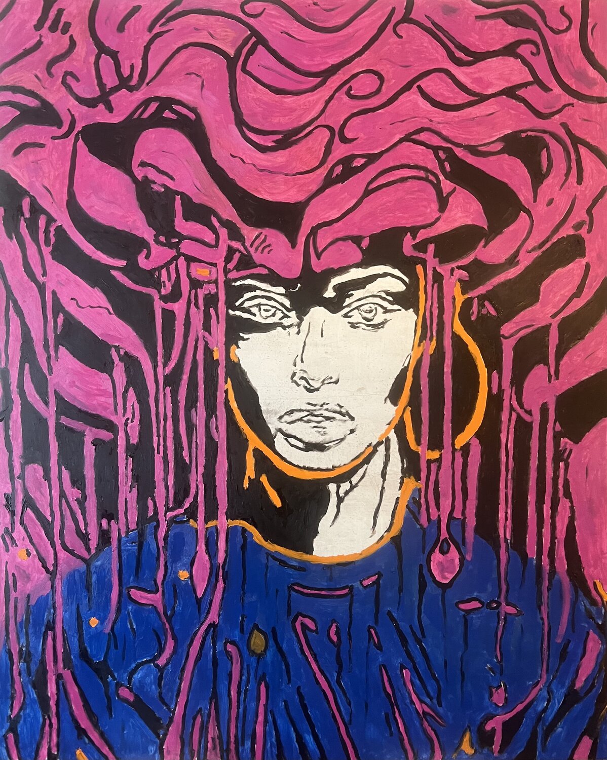 Verloren im Fluss Daniel Pultorak Original painting for sale