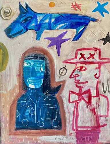 Friendship van Vivien Tapsoba, Schilderij te koop op Singulart