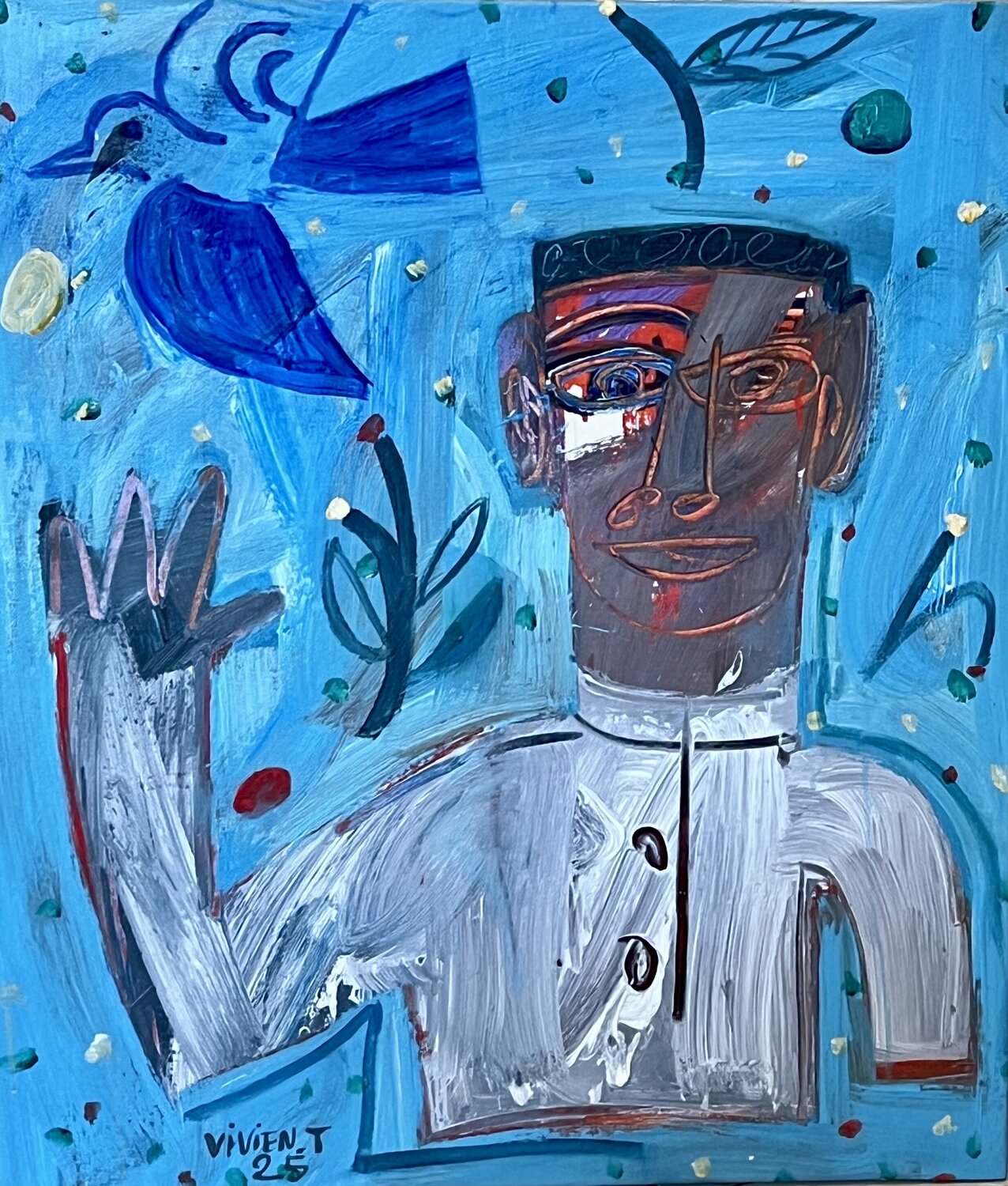 Blue garden 1 Vivien Tapsoba