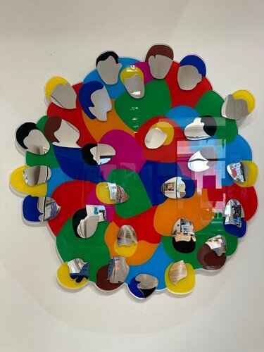 Il volto degli altri  van Marco Lodola, Afdruk te koop op Singulart