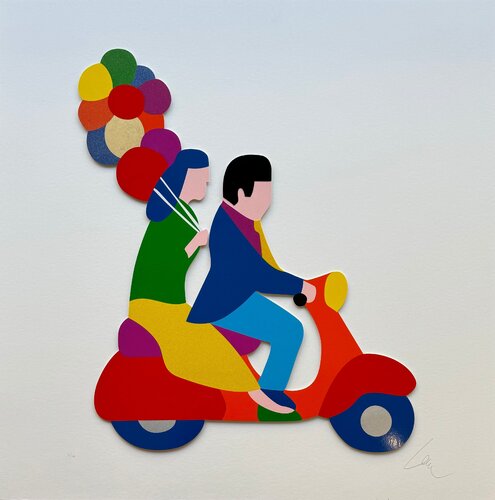 Funny Moments (BIG) van Marco Lodola, Werk op papier te koop op Singulart
