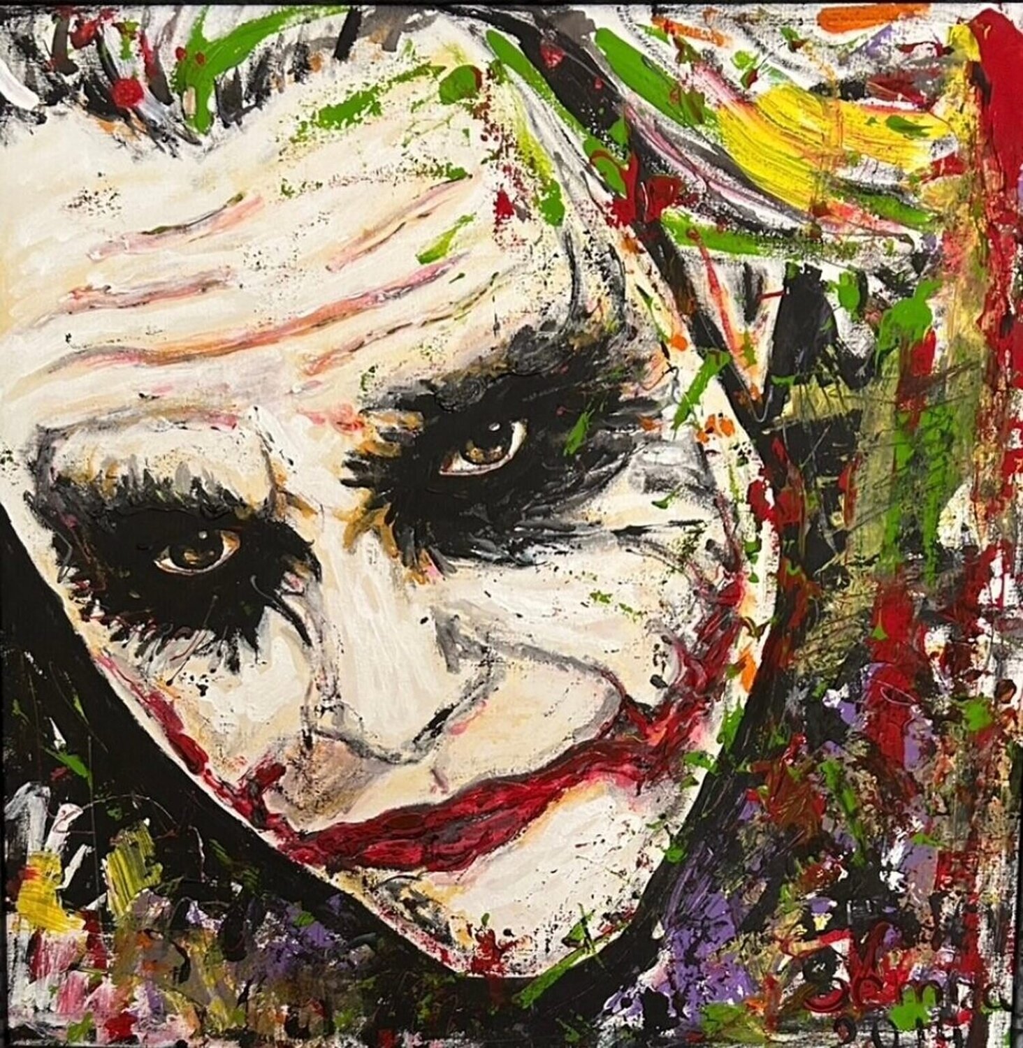Joker Iryna Fedorenko Dipinto originale in vendita