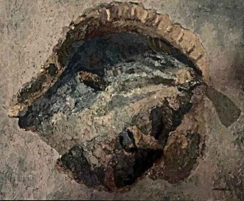 Fossil fish by Lev Meshberg, 기타 매체 for Sale on Singulart