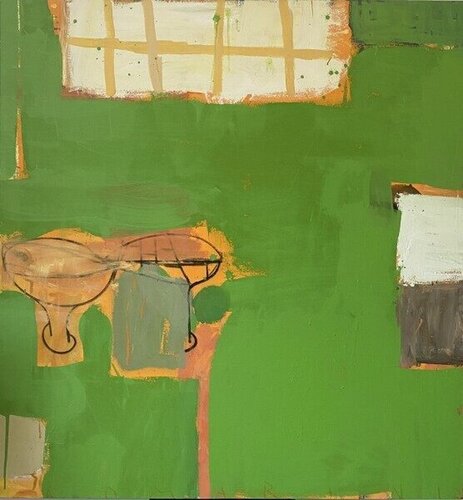 The First Green Rushing #7 van Gary Komarin, Schilderij te koop op Singulart