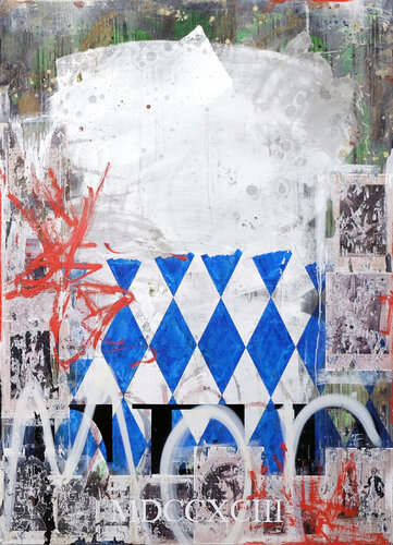 Blue Terror di Zavier Ellis, Pittura in vendita su Singulart