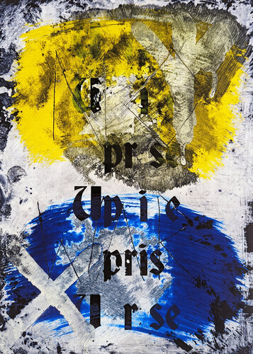 Uprise (No War) III by Zavier Ellis, Work on Paper for Sale on Singulart