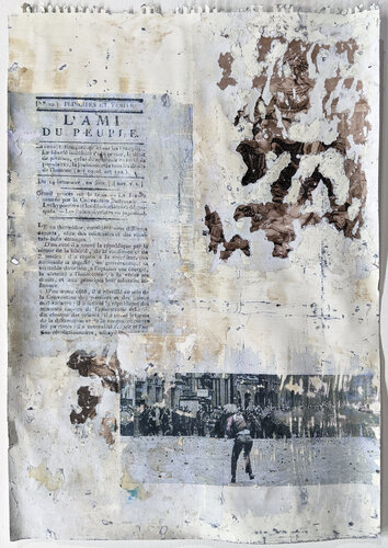 Liberté XVII by Zavier Ellis, Work on Paper for Sale on Singulart