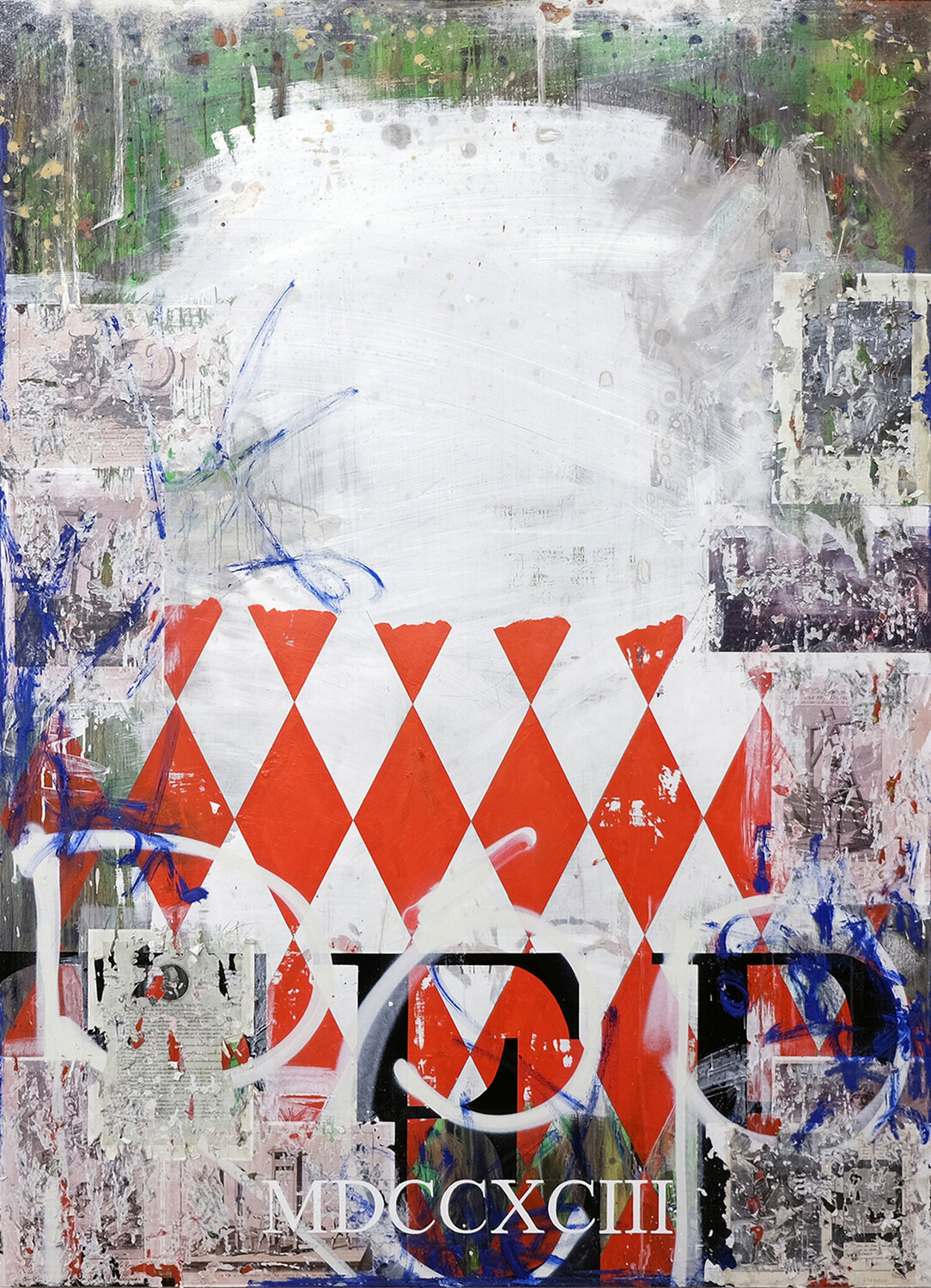 Red Terror Zavier Ellis Dipinto originale in vendita