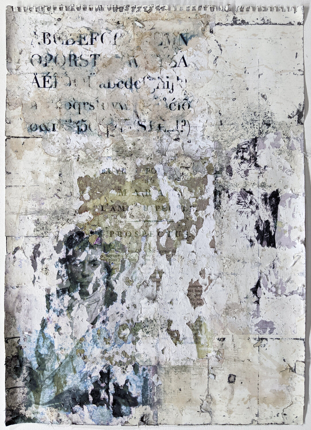 Liberté IX Zavier Ellis Work on Paper for sale