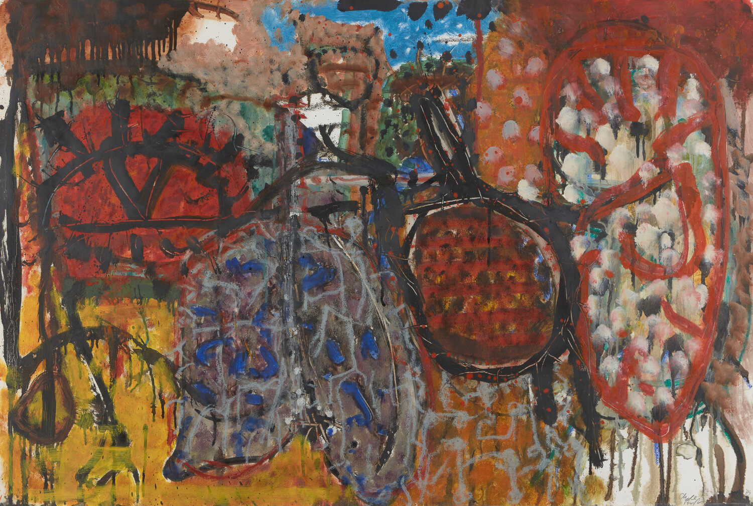 Ear, Nose and Throat Clyde Hopkins Original painting for sale