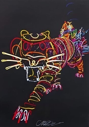 Tiger von Chila Kumari Burman, Druck kaufen auf Singulart