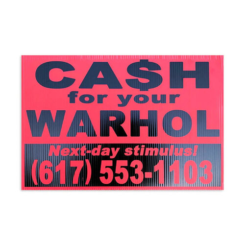 Cash For Your Warhol 4 par Geoff Hargadon, Édition en vente sur Singulart