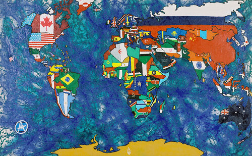 Blue Planet (NWO) by Damilola Oshilaja, Print for Sale on Singulart