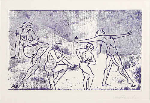 Nude Figure Study di Martin Barooshian, Stampa in vendita su Singulart