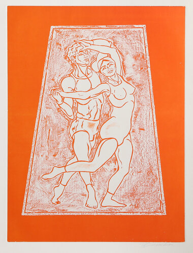 Dancing Figures di Martin Barooshian, Stampa in vendita su Singulart