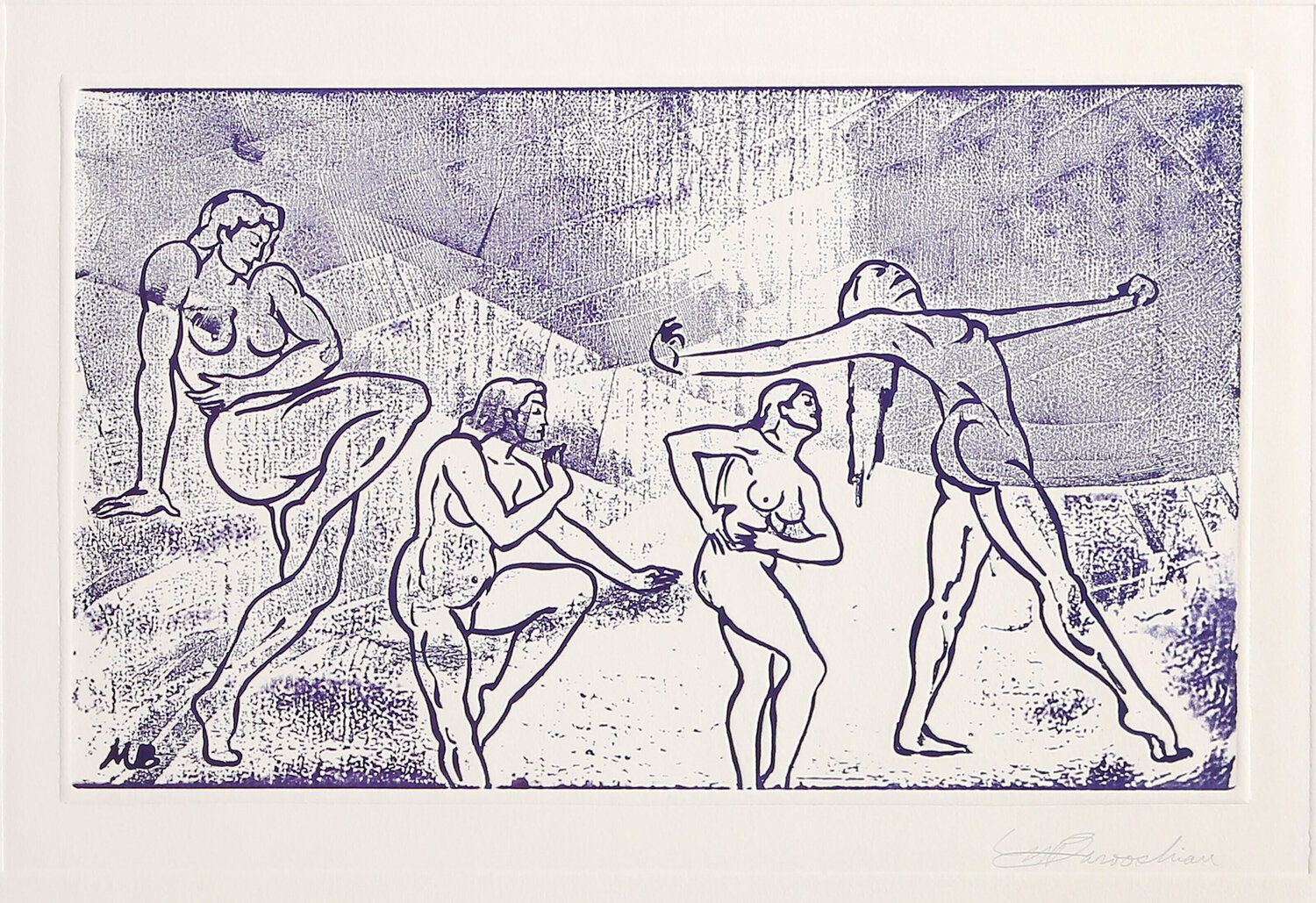 Nude Figure Study Martin Barooshian