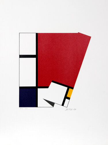 Piece de Resistance (Mondrian) von Jim Jacobs, Druck kaufen auf Singulart