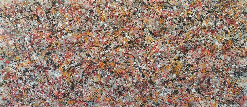 Abstract J. Pollock style acrylic by M.Y. by Max Yaskin, Painting for Sale on Singulart