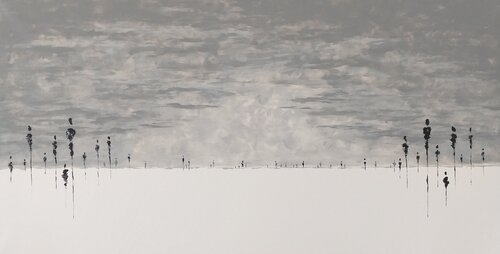 « Strangers 6 » by M.Y. by Max Yaskin, Painting for Sale on Singulart