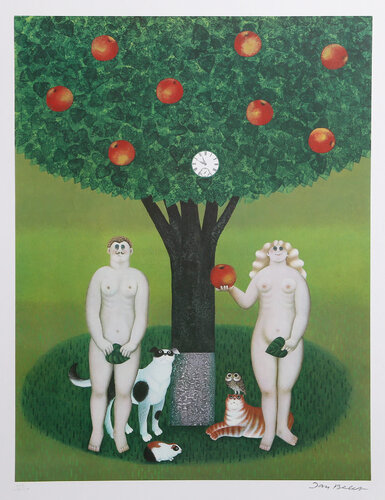Adam & Eve by Jan Balet, 版畫 for Sale on Singulart