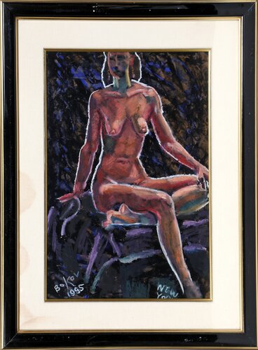 Seated Nude by Konstantin Bokov, 기타 매체 for Sale on Singulart