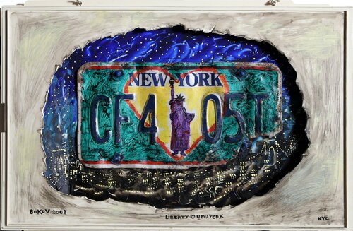 Liberty New York di Konstantin Bokov, Opera su carta in vendita su Singulart
