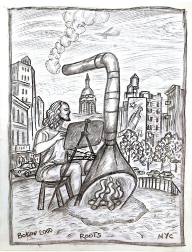 Roots by Konstantin Bokov, Work on Paper for Sale on Singulart