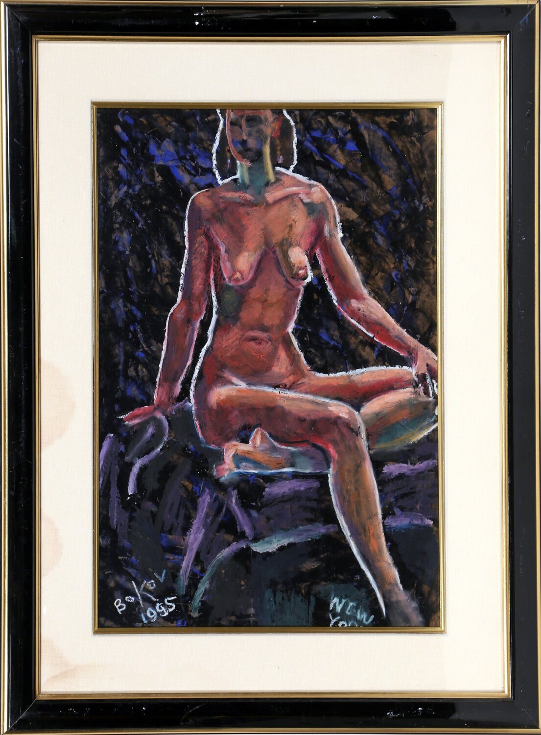 Seated Nude Konstantin Bokov Altri media in vendita