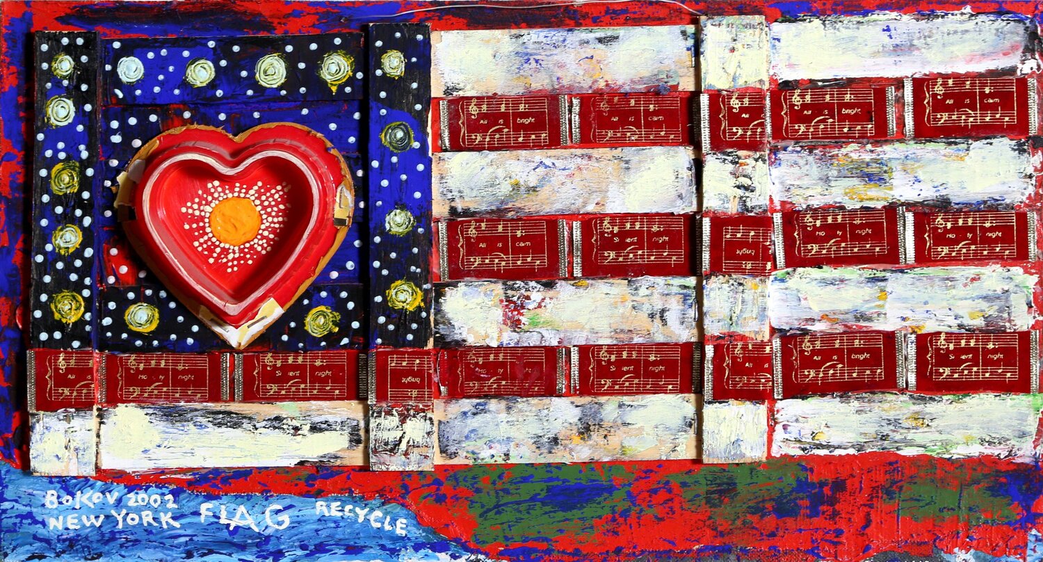 Flag Konstantin Bokov Opera su carta in vendita