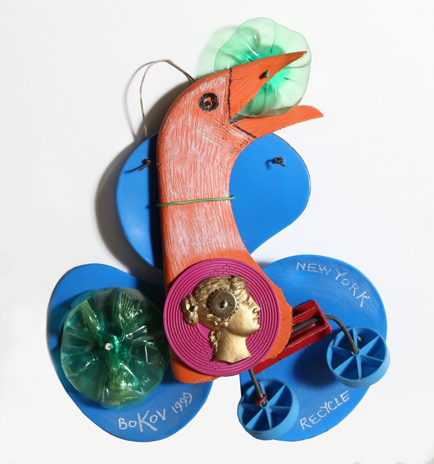 Recycle Bird Konstantin Bokov Opera su carta in vendita