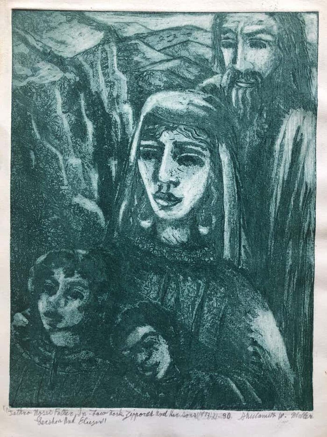 Jethro, Moses fatherinlaw, took Zipporah, Gershon and Eliezer de