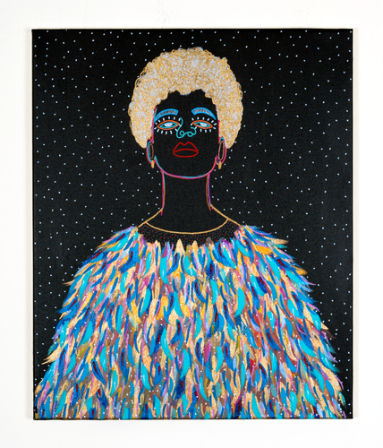 Caribbean Galaxy - Liana van Yermine Richardson, Schilderij te koop op Singulart