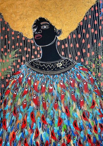 Caribbean Galaxy - Liella van Yermine Richardson, Schilderij te koop op Singulart