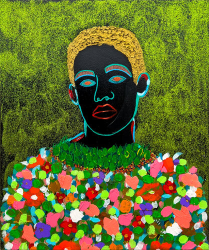 after the carnival by Yermine Richardson, 회화 for Sale on Singulart